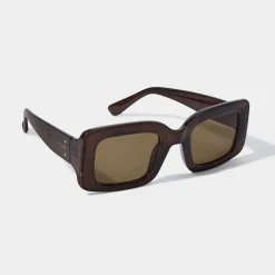 Katie Loxton Women's Sunglasses | Honeymoon Gifts*Crete Rectangle Sunglasses Brown