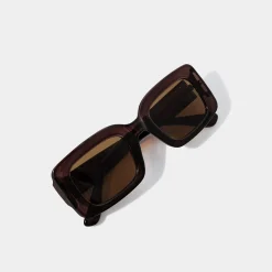 Katie Loxton Women's Sunglasses | Honeymoon Gifts*Crete Rectangle Sunglasses Brown