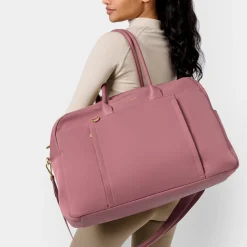 Katie Loxton Weekend Bags | Weekend Bags*Nylon-Luxe Gym Bag Deep Rose