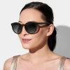 Katie Loxton Women's Sunglasses | Honeymoon Gifts*Geneva Round Sunglasses Black
