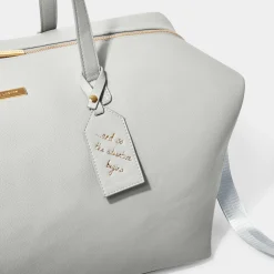 Katie Loxton Honeymoon Gifts | Bride Gifts*Weekend Holdall Duffle Bag Grey