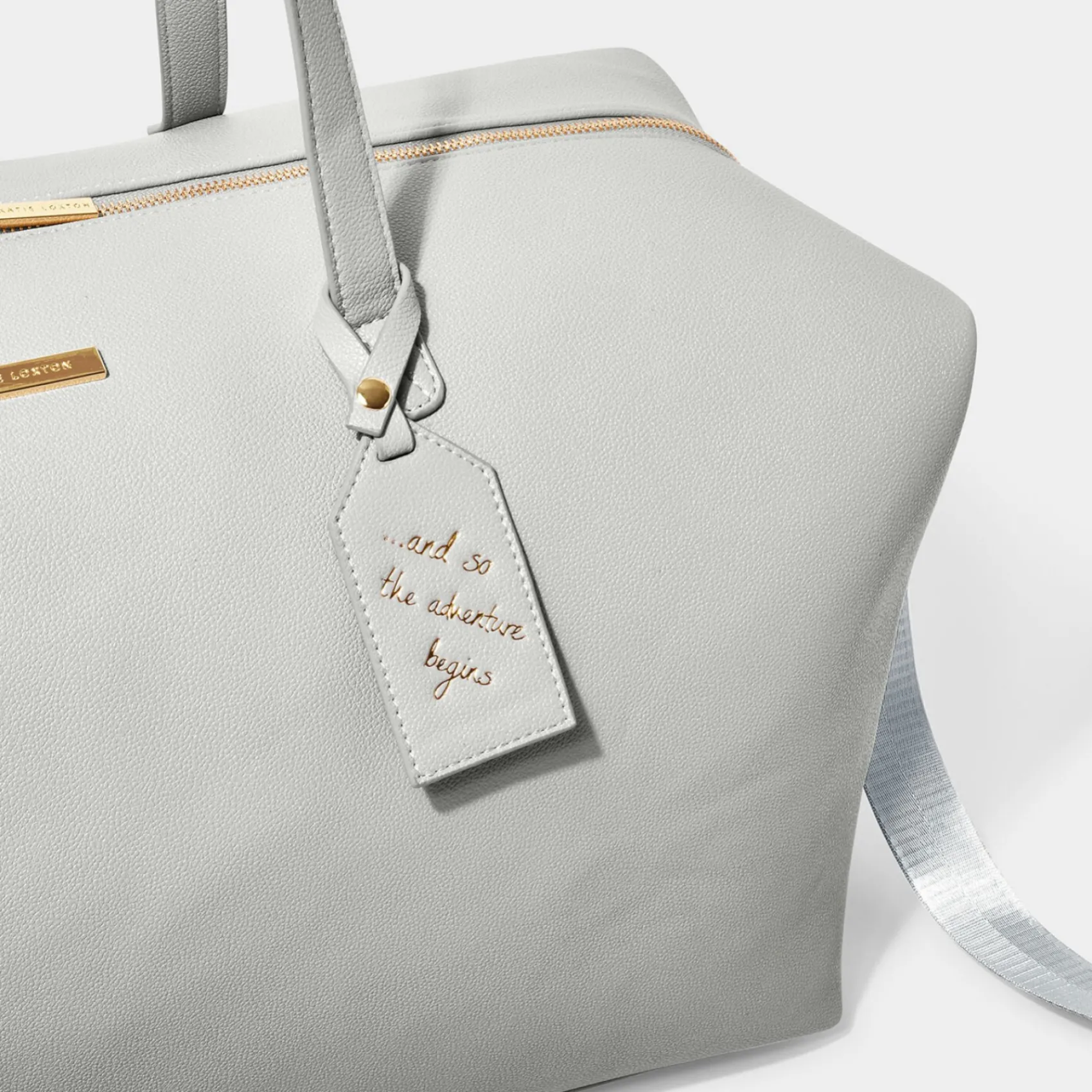 Katie Loxton Honeymoon Gifts | Bride Gifts*Weekend Holdall Duffle Bag Grey