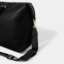 Katie Loxton Honeymoon Gifts | Bride Gifts*Kensington Weekend Holdall Duffle Bag Black