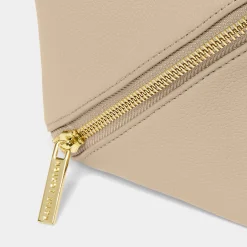 Katie Loxton Makeup & Wash Bags | Honeymoon Gifts*Large Makeup and Wash Bag Light Taupe