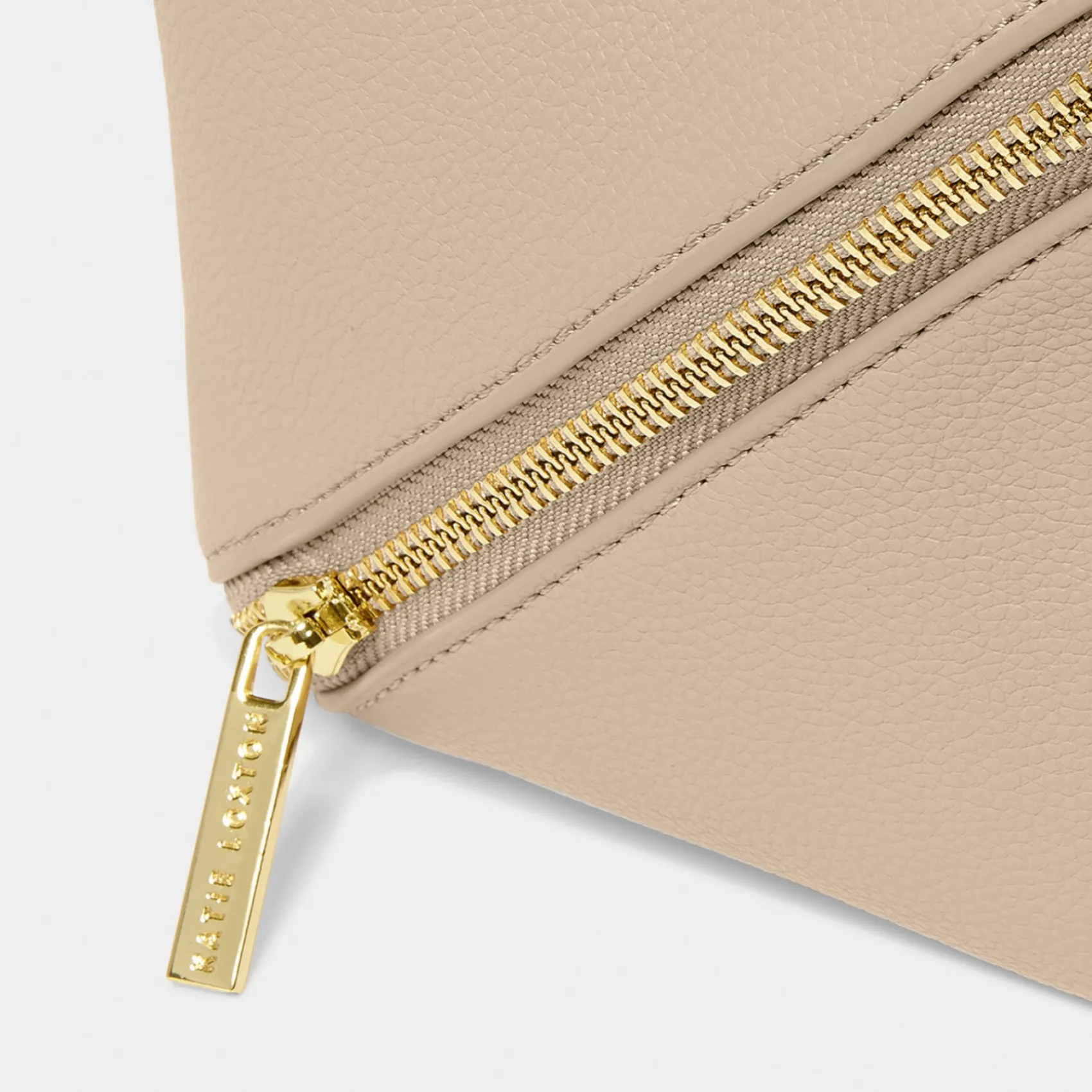 Katie Loxton Makeup & Wash Bags | Honeymoon Gifts*Large Makeup and Wash Bag Light Taupe