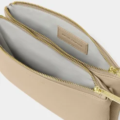 Katie Loxton Sentiment Pouches | Mother Of The Groom Gifts*Duo Pouch Light Taupe