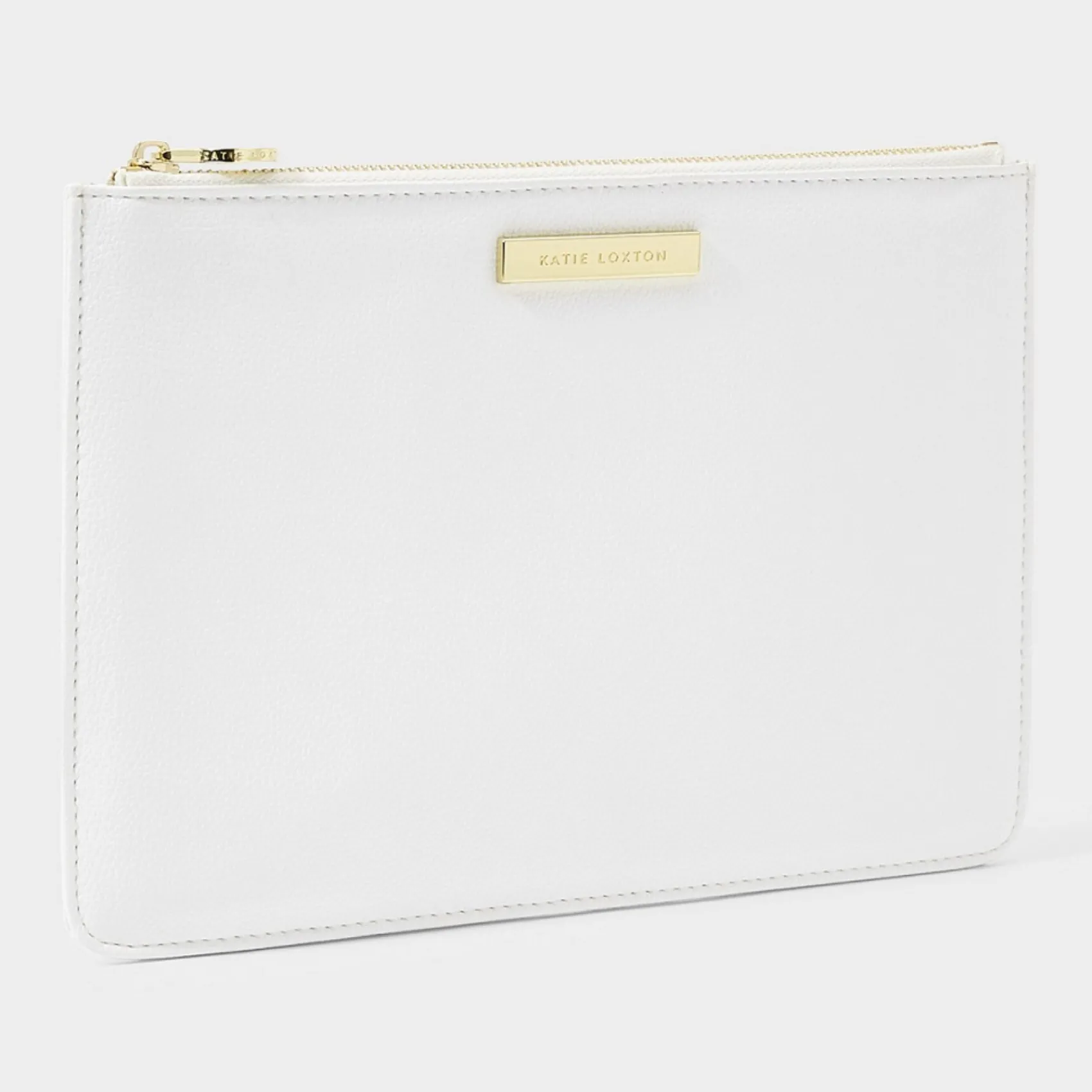 Katie Loxton Sentiment Pouches | Honeymoon Gifts*'Love, Laughter And A Happy Ever After' Pouch White