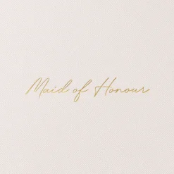 Katie Loxton Sentiment Pouches | Bridesmaid Gifts*'Maid of Honour' Sentiment Pouch Pearlescent White