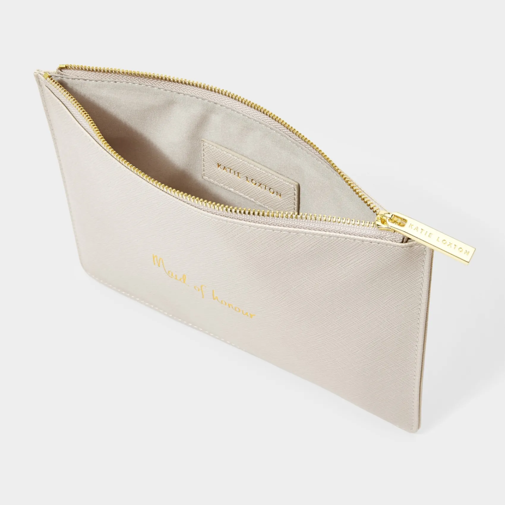 Katie Loxton Sentiment Pouches | Bridesmaid Gifts*'Maid of Honour' Perfect Pouch Dove Grey
