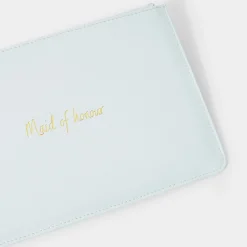 Katie Loxton Sentiment Pouches | Something Blue Gifts*'Maid of Honour' Perfect Pouch Powder Blue