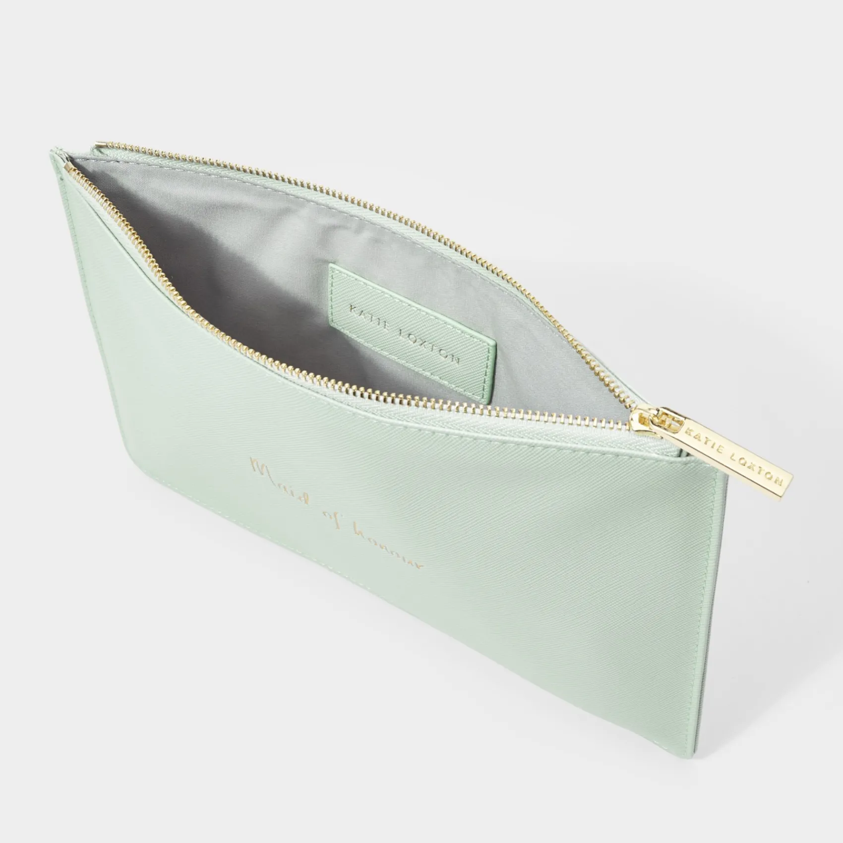 Katie Loxton Sentiment Pouches | Bridesmaid Gifts*'Maid of Honour' Perfect Pouch Sage Green
