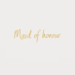 Katie Loxton Sentiment Pouches | Bridesmaid Gifts*'Maid of Honour' Perfect Pouch White