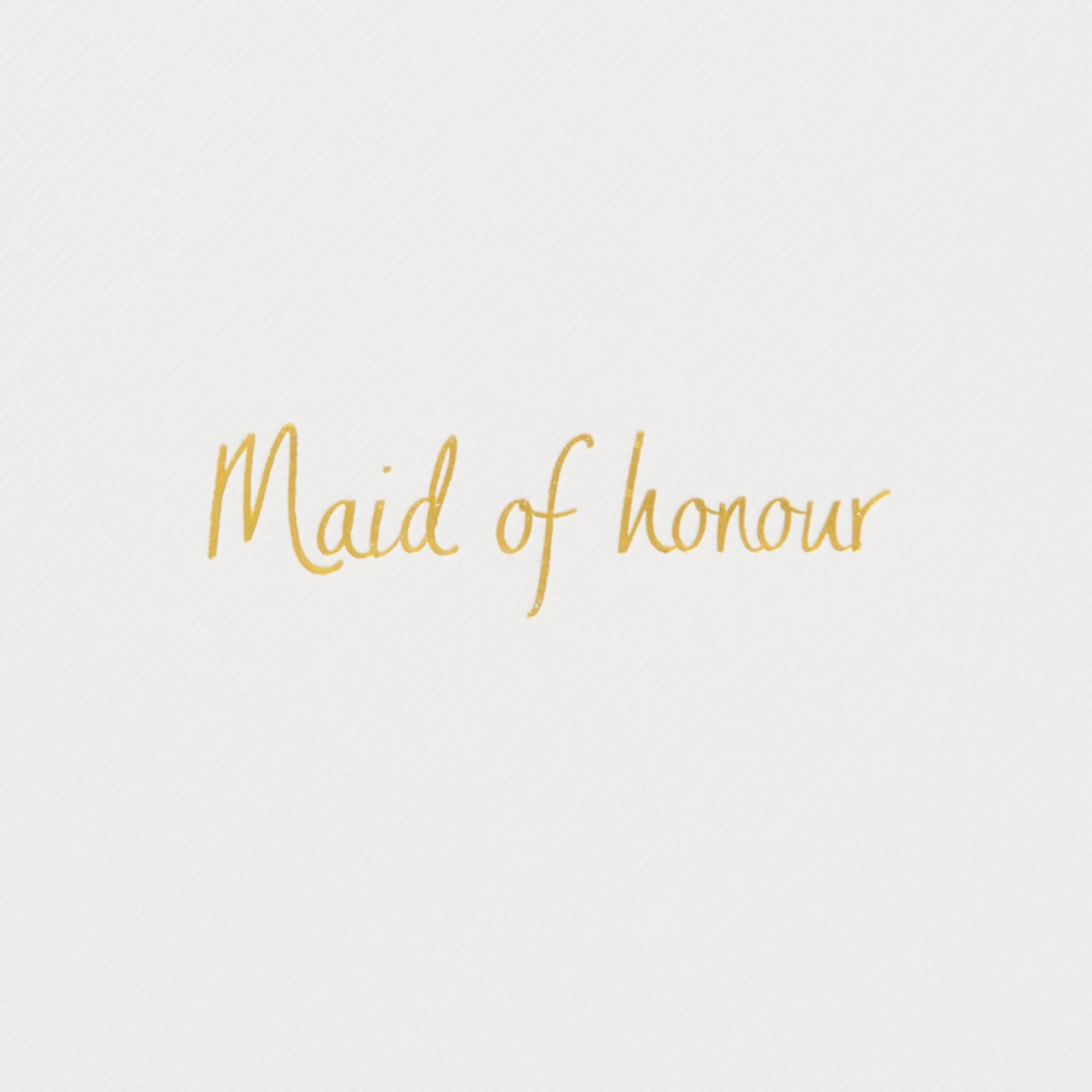 Katie Loxton Sentiment Pouches | Bridesmaid Gifts*'Maid of Honour' Perfect Pouch White