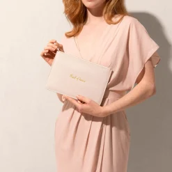 Katie Loxton Sentiment Pouches | Bridesmaid Gifts*'Maid of Honour' Perfect Pouch Blossom Pink