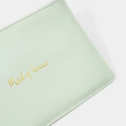 Katie Loxton Sentiment Pouches | Bridesmaid Gifts*'Maid of Honour' Perfect Pouch Sage Green