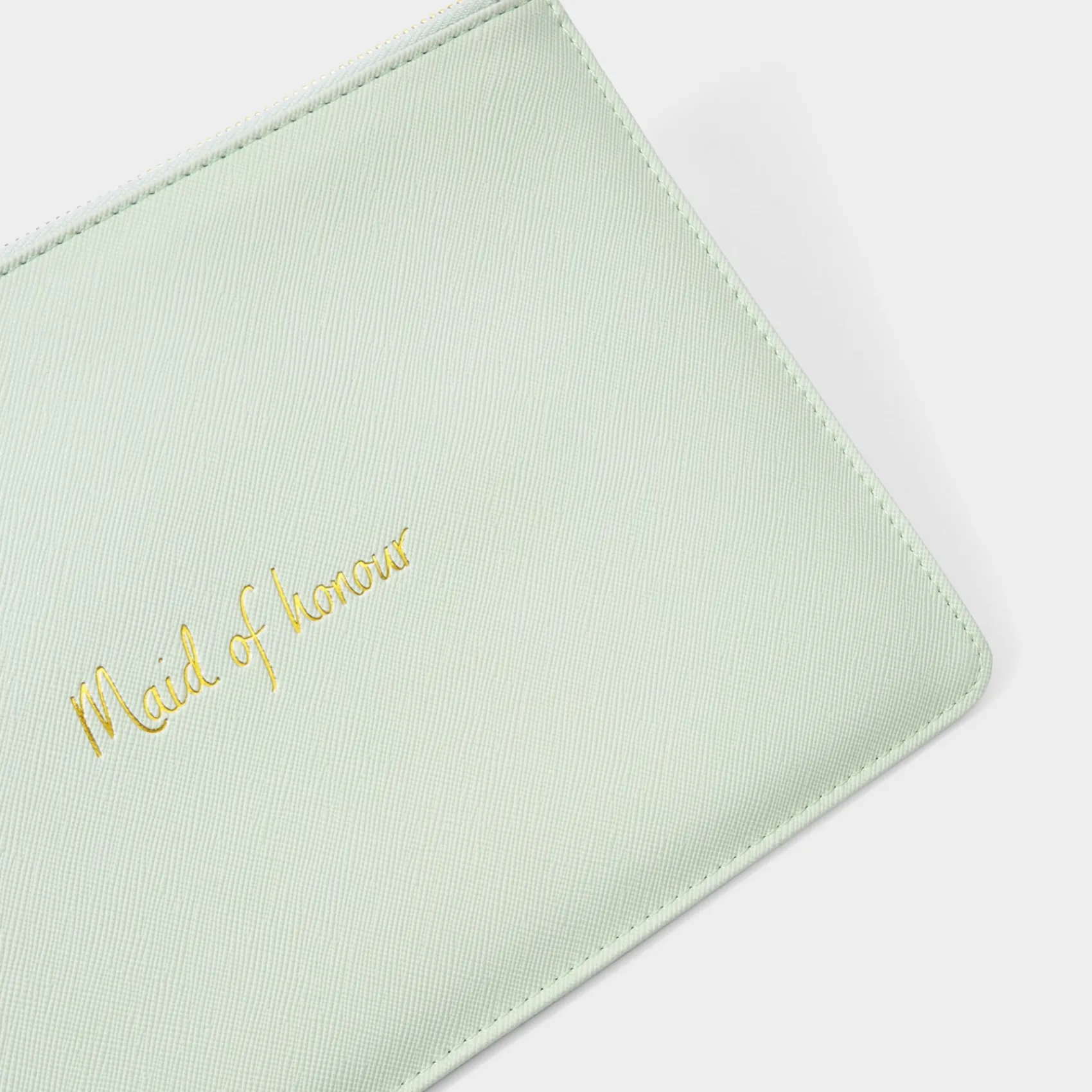 Katie Loxton Sentiment Pouches | Bridesmaid Gifts*'Maid of Honour' Perfect Pouch Sage Green