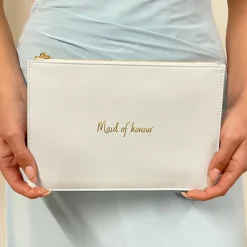 Katie Loxton Sentiment Pouches | Something Blue Gifts*'Maid of Honour' Perfect Pouch Powder Blue