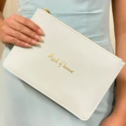 Katie Loxton Sentiment Pouches | Something Blue Gifts*'Maid of Honour' Perfect Pouch Powder Blue