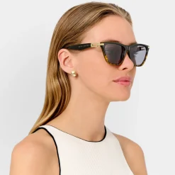 Katie Loxton Women's Sunglasses | Honeymoon Gifts*Marbella Cat Eye Sunglasses Black Tortoiseshell