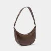 Katie Loxton Wedding Guest Bags*Marni Faux Croc Small Shoulder Bag Chocolate Brown