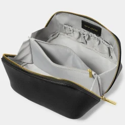 Katie Loxton Makeup & Wash Bags | Honeymoon Gifts*Medium Makeup and Wash Bag Black