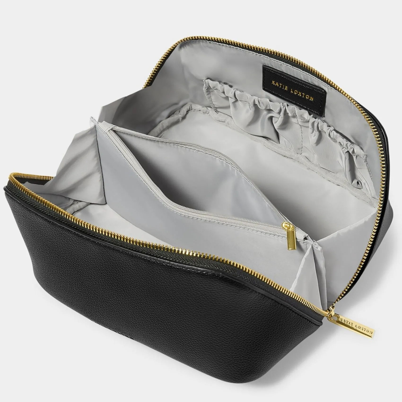 Katie Loxton Makeup & Wash Bags | Honeymoon Gifts*Medium Makeup and Wash Bag Black