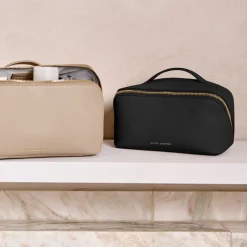 Katie Loxton Makeup & Wash Bags | Honeymoon Gifts*Medium Makeup and Wash Bag Black