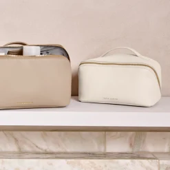 Katie Loxton Makeup & Wash Bags | Honeymoon Gifts*Medium Makeup and Wash Bag Off White