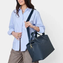 Katie Loxton Honeymoon Gifts | Weekend Bags*Milan Cabin Bag Slate Blue