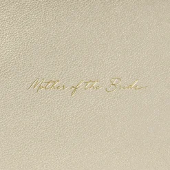 Katie Loxton Sentiment Pouches | Mother Of The Bride Gifts*'Mother of the Bride' Metallic Sentiment Pouch Gold