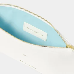 Katie Loxton Sentiment Pouches | Honeymoon Gifts*'Mrs' Sentiment Pouch White