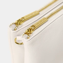 Katie Loxton Sentiment Pouches | Honeymoon Gifts*Duo Pouch Off White