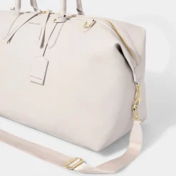 Katie Loxton Honeymoon Gifts | Bride Gifts*Oxford Weekend Holdall Duffle Bag Off White