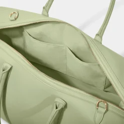 Katie Loxton Honeymoon Gifts | Bride Gifts*Oxford Weekend Holdall Duffle Bag Soft Sage