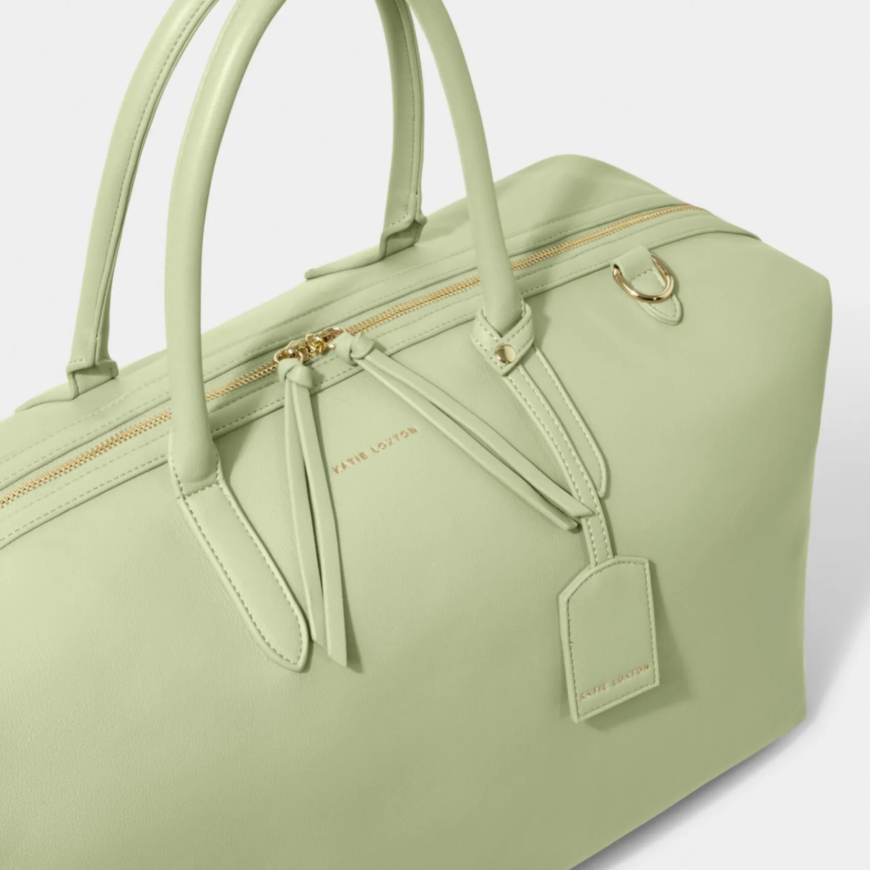 Katie Loxton Honeymoon Gifts | Bride Gifts*Oxford Weekend Holdall Duffle Bag Soft Sage