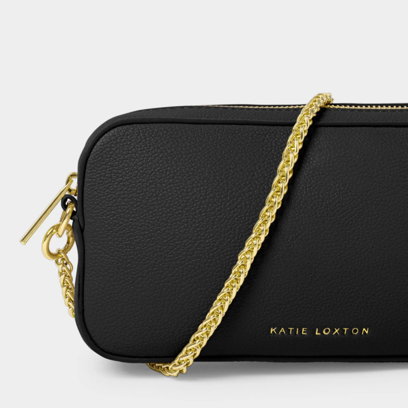Katie Loxton Wedding Guest Bags | Occasion Handbags*Remi Slider Chain Crossbody Bag Black