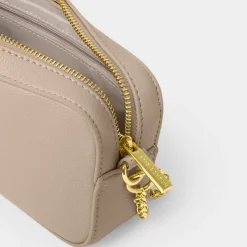 Katie Loxton Wedding Guest Bags | Occasion Handbags*Remi Slider Chain Crossbody Bag Light Taupe