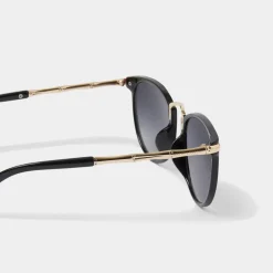 Katie Loxton Women's Sunglasses | Honeymoon Gifts*Santorini Wide Cat Eye Sunglasses Black