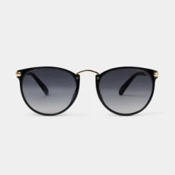 Katie Loxton Women's Sunglasses | Honeymoon Gifts*Santorini Wide Cat Eye Sunglasses Black