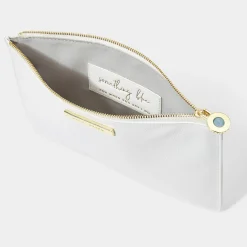 Katie Loxton Sentiment Pouches | Something Blue Gifts*'Something Blue For When You Say I Do' Pouch White