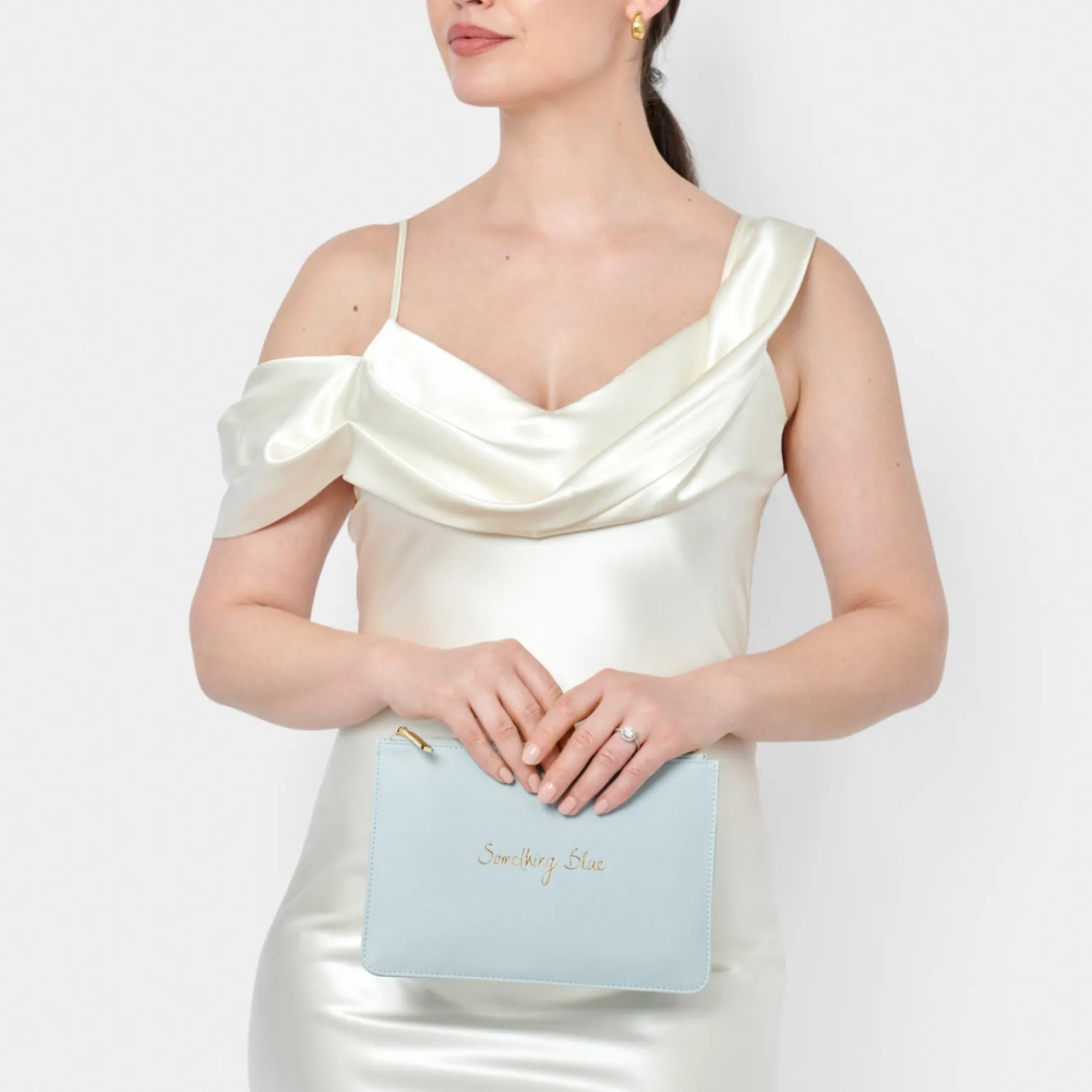 Katie Loxton Sentiment Pouches | Something Blue Gifts*'Something Blue' Perfect Pouch Pale Blue