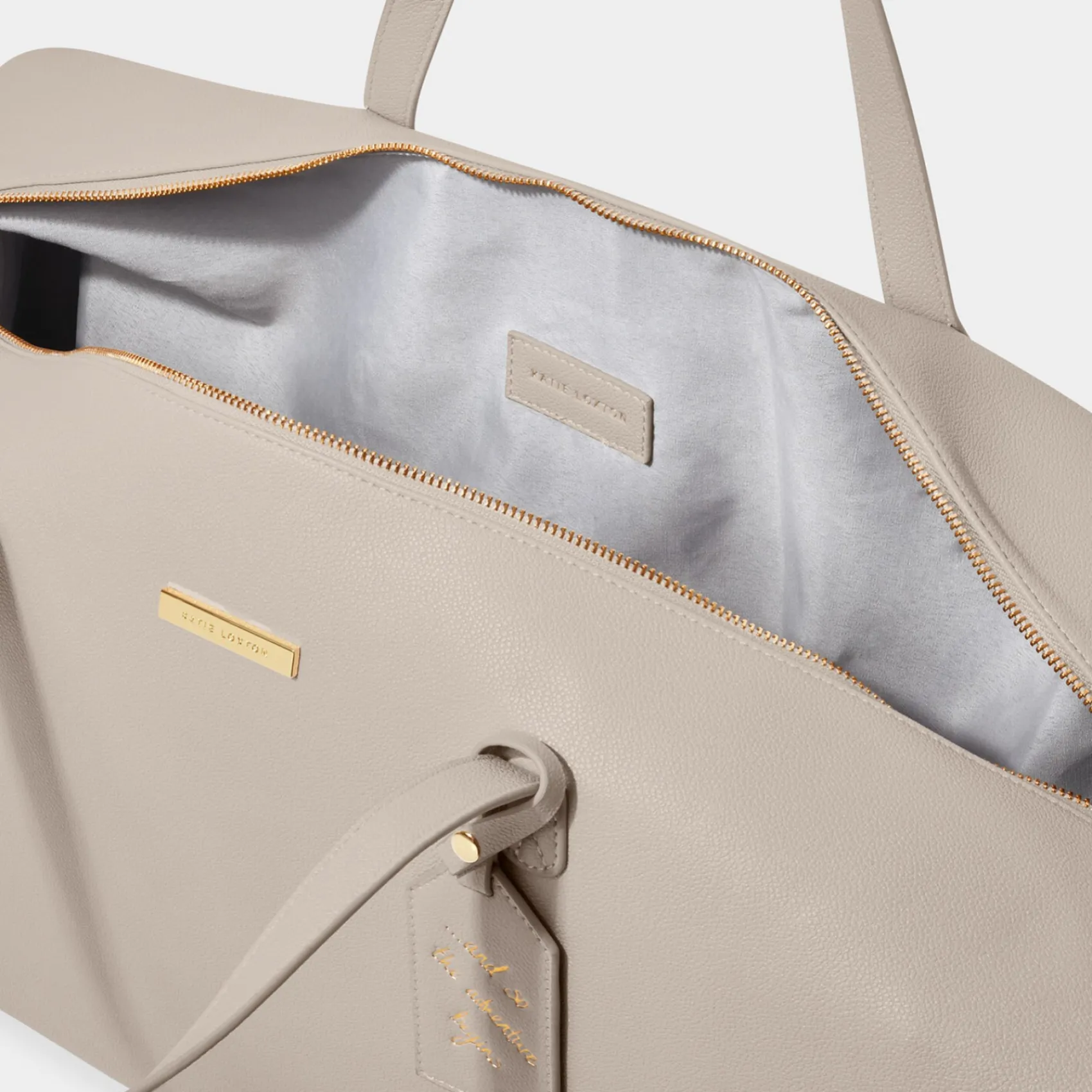 Katie Loxton Honeymoon Gifts | Bride Gifts*Weekend Holdall Duffle Bag Taupe