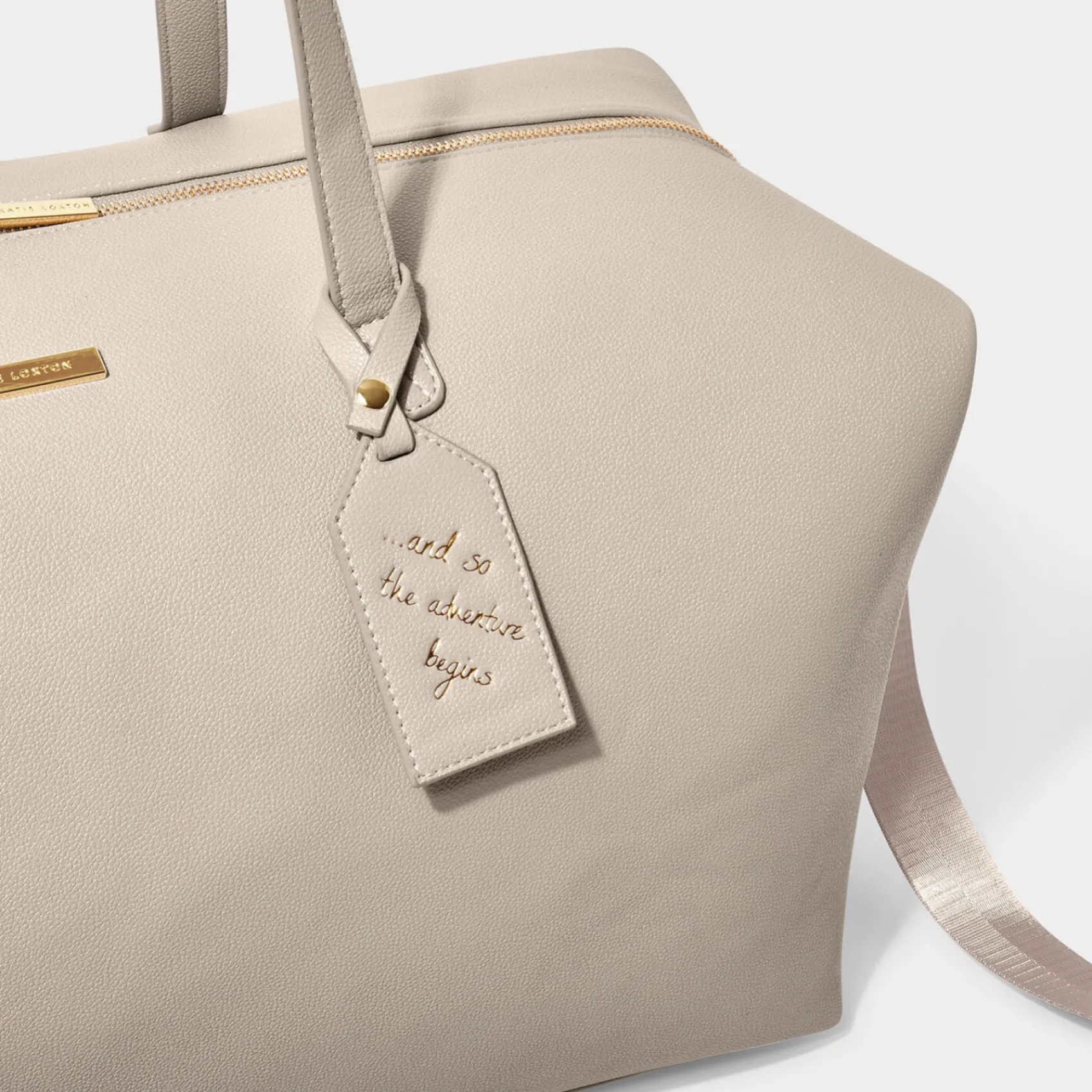 Katie Loxton Honeymoon Gifts | Bride Gifts*Weekend Holdall Duffle Bag Taupe