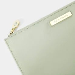 Katie Loxton Sentiment Pouches | Mother Of The Groom Gifts*'Thank You For Helping Me Tie The Knot' Pouch Sage Green
