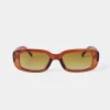 Katie Loxton Women's Sunglasses | Honeymoon Gifts*Venice Rectangle Sunglasses Amber