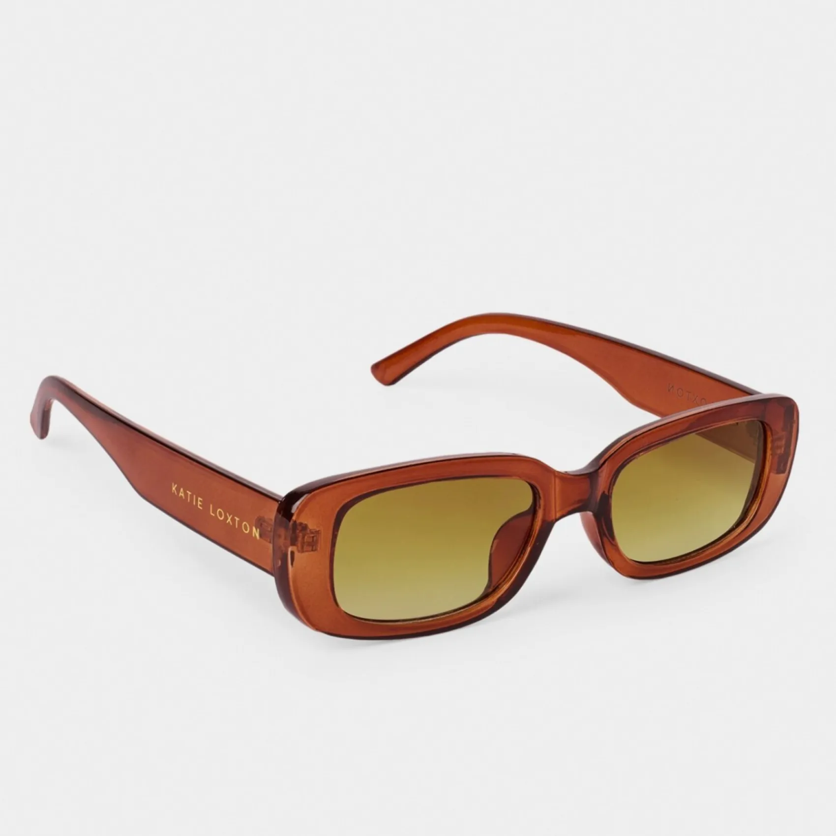 Katie Loxton Women's Sunglasses | Honeymoon Gifts*Venice Rectangle Sunglasses Amber