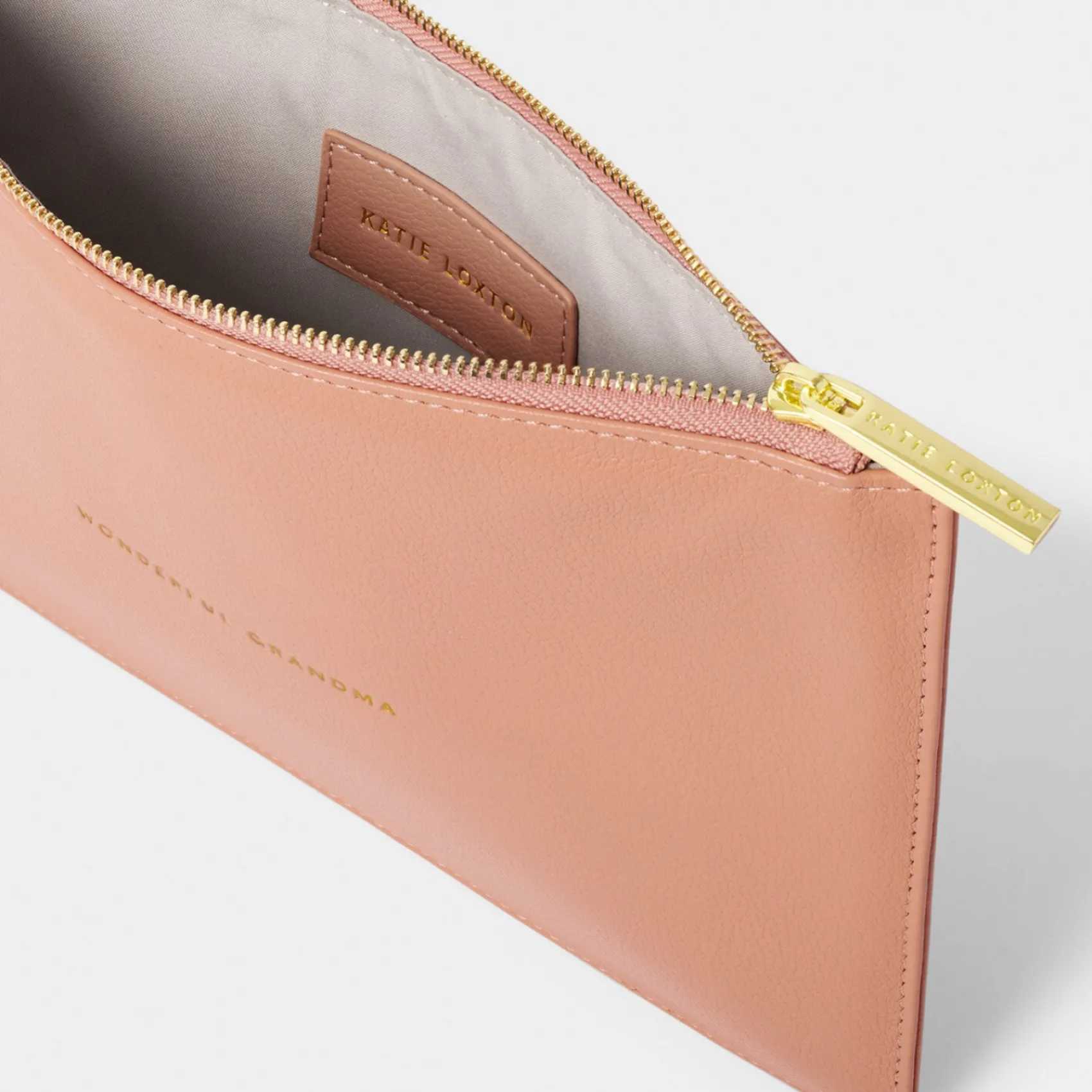 Katie Loxton Sentiment Pouches | Makeup Bags*'Wonderful Grandma' Sentiment Pouch Peony Blush
