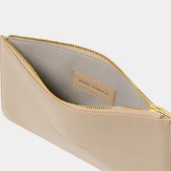 Katie Loxton Sentiment Pouches | Mother Of The Groom Gifts*'Wonderful Mum' Sentiment Pouch Light Taupe