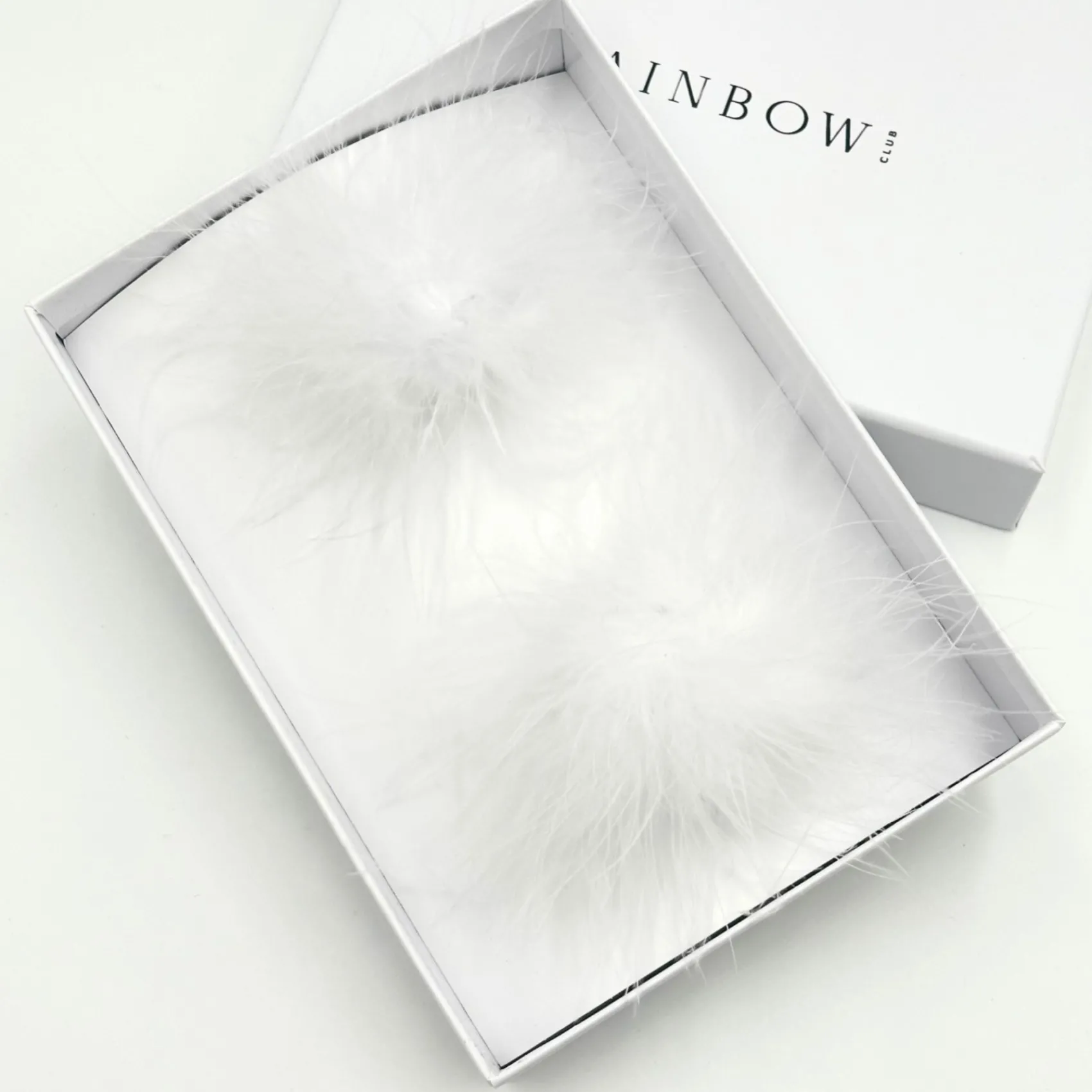 Rainbow Club Shoe Jewellery | Shoe Clips*Kitty by | Feather Pom Pom Shoe Clips