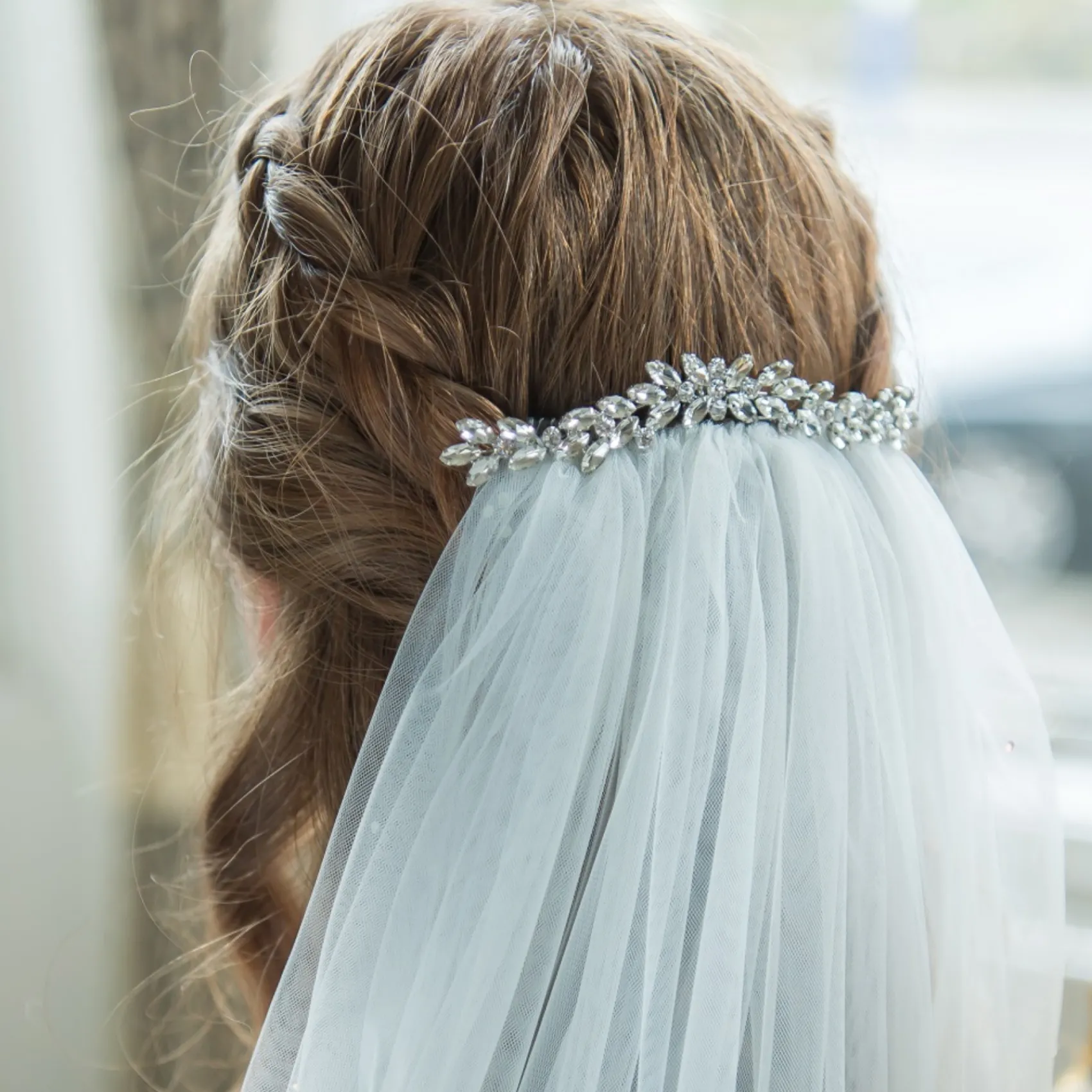 Lace & Favour Prom Hair Clips & Combs | Bridesmaid Gifts*Luna Small Crystal Embellished Wedding Hair Comb Silver